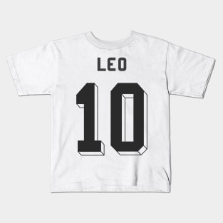 Leo 10 design Kids T-Shirt